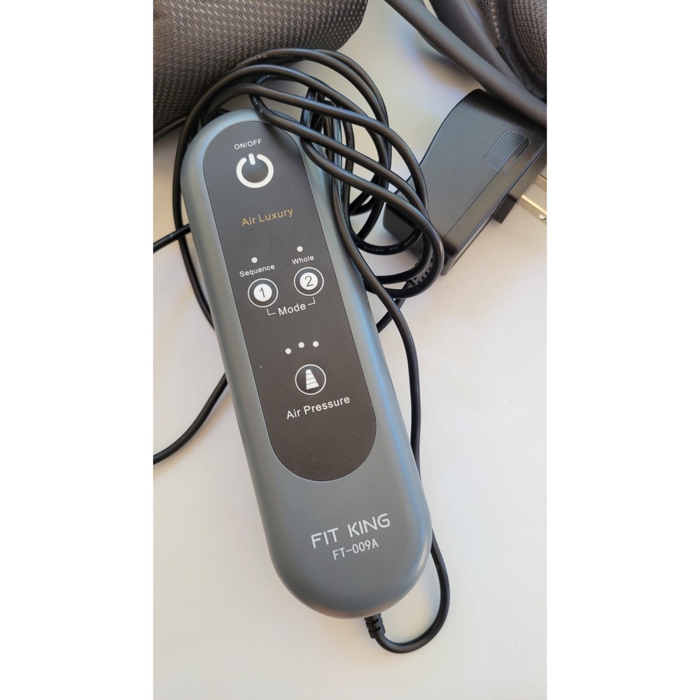 Fit King Air Compression Leg Massager Black Model FT-009A - Picture 5 of 7